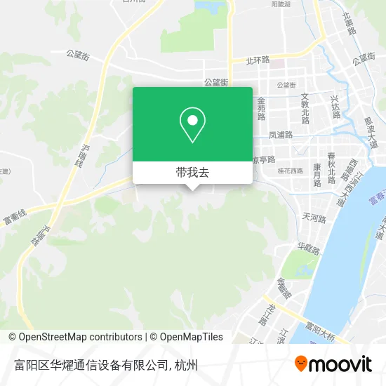 富阳区华燿通信设备有限公司地图