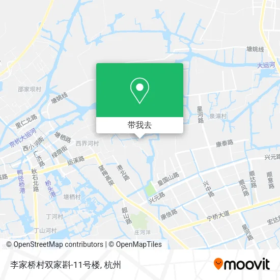 李家桥村双家斟-11号楼地图