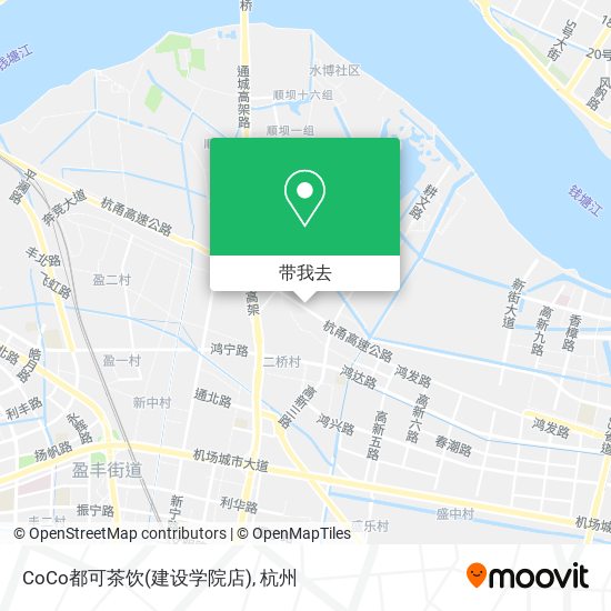 CoCo都可茶饮(建设学院店)地图