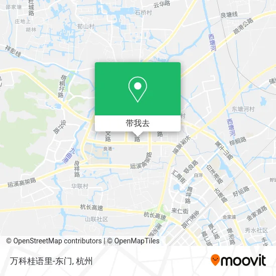 万科桂语里-东门地图