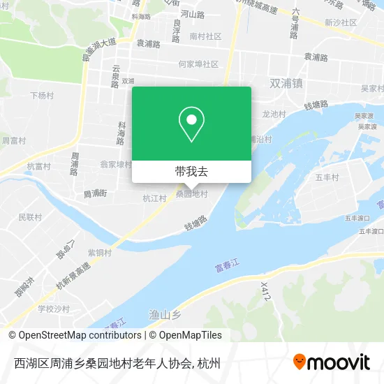 西湖区周浦乡桑园地村老年人协会地图