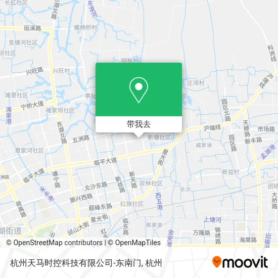 杭州天马时控科技有限公司-东南门地图