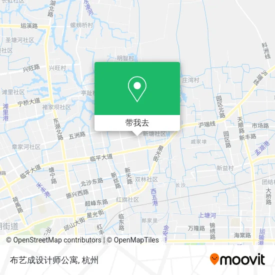 布艺成设计师公寓地图
