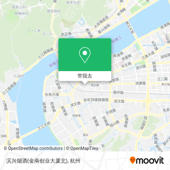滨兴烟酒(金南创业大厦北)地图