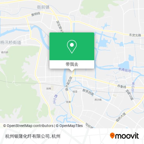 杭州银隆化纤有限公司地图