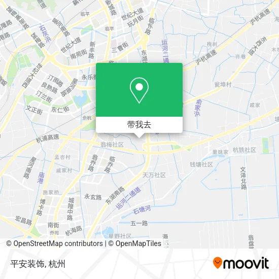 平安装饰地图