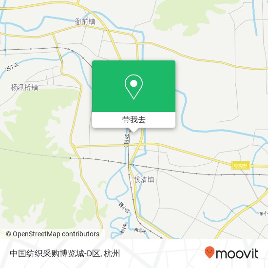 中国纺织采购博览城-D区地图