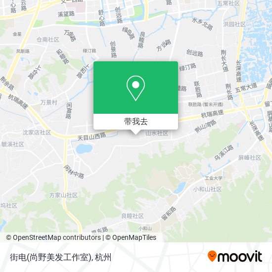 街电(尚野美发工作室)地图