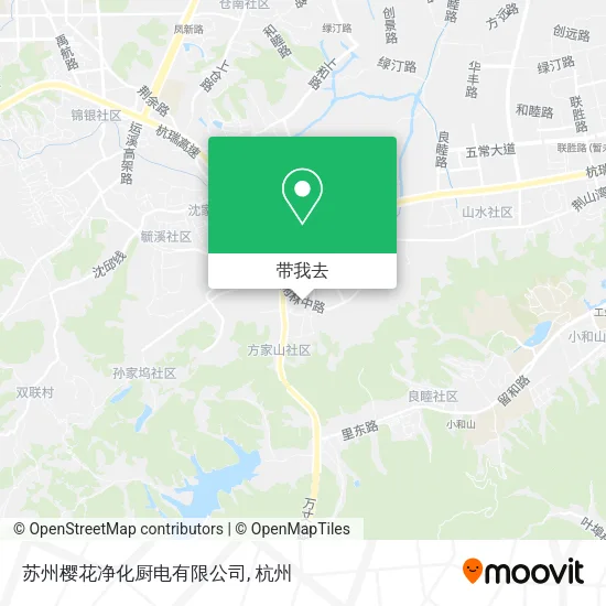 苏州樱花净化厨电有限公司地图