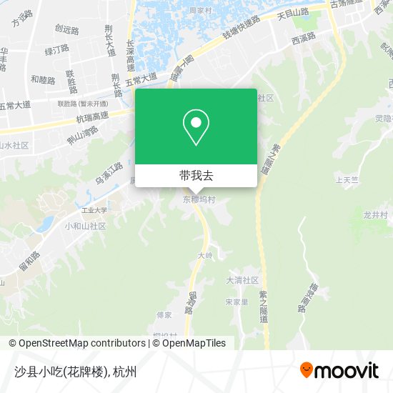 沙县小吃(花牌楼)地图
