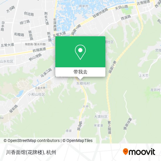 川香面馆(花牌楼)地图