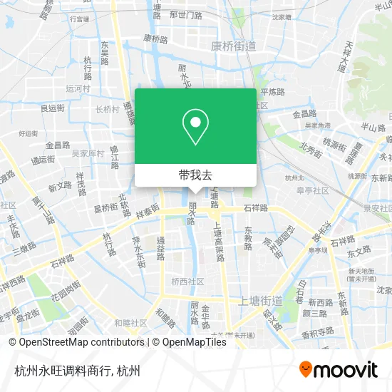 杭州永旺调料商行地图