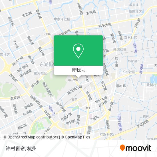 许村窗帘地图