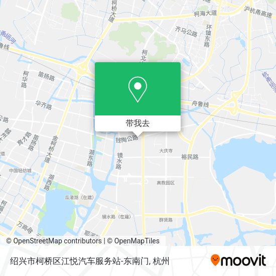 绍兴市柯桥区江悦汽车服务站-东南门地图