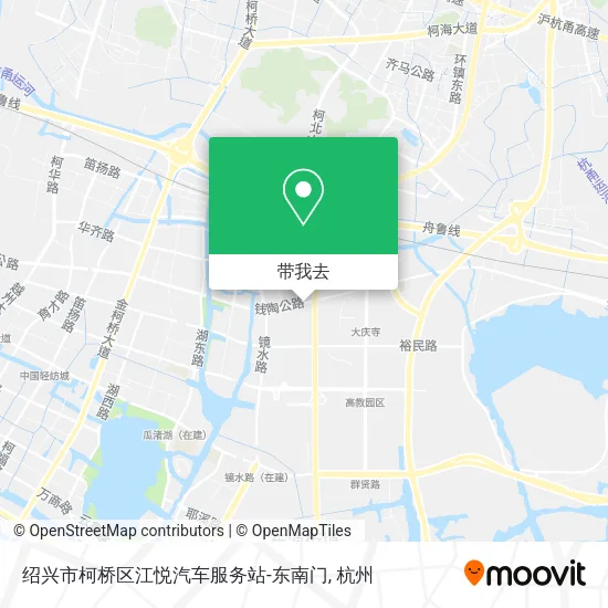 绍兴市柯桥区江悦汽车服务站-东南门地图