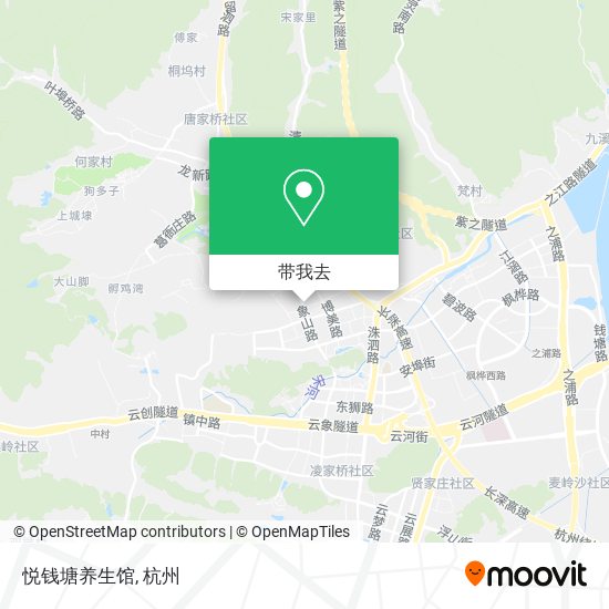 悦钱塘养生馆地图