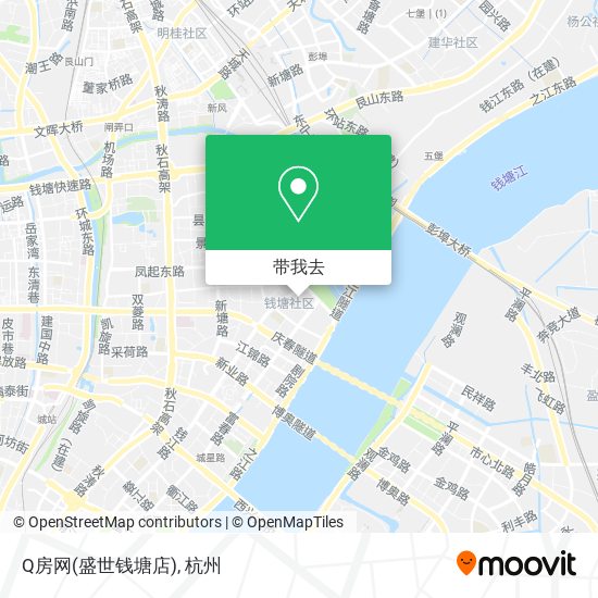 Q房网(盛世钱塘店)地图