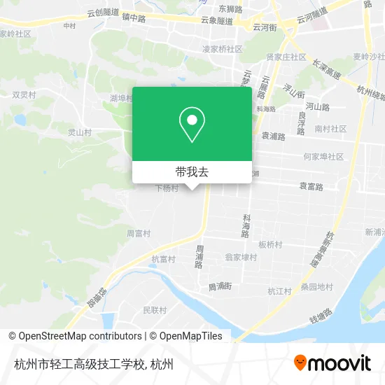 杭州市轻工高级技工学校地图