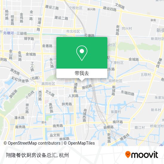 翔隆餐饮厨房设备总汇地图