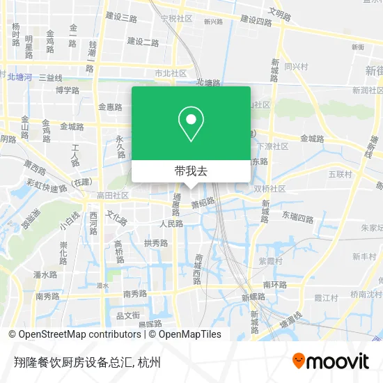 翔隆餐饮厨房设备总汇地图
