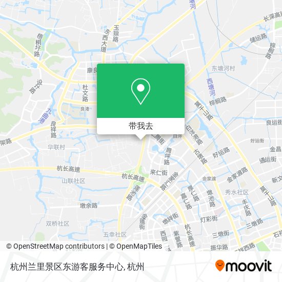 杭州兰里景区东游客服务中心地图