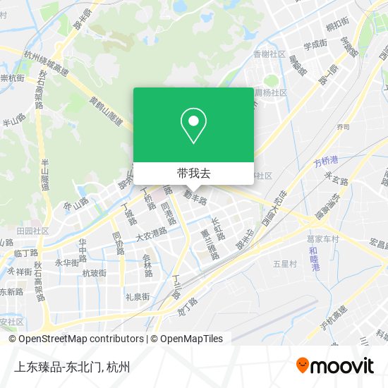 上东臻品-东北门地图
