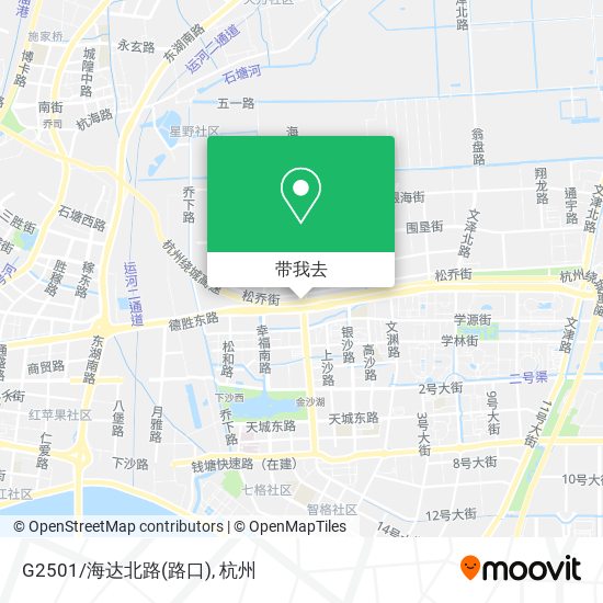 G2501/海达北路(路口)地图