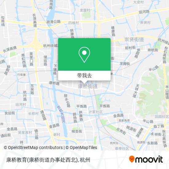 康桥教育(康桥街道办事处西北)地图