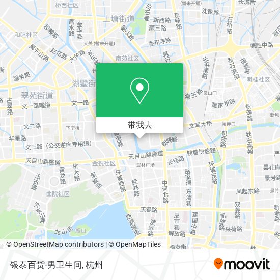 银泰百货-男卫生间地图