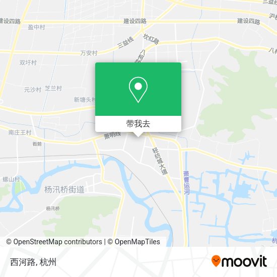 西河路地图