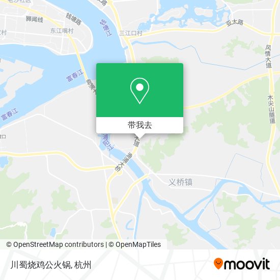 川蜀烧鸡公火锅地图