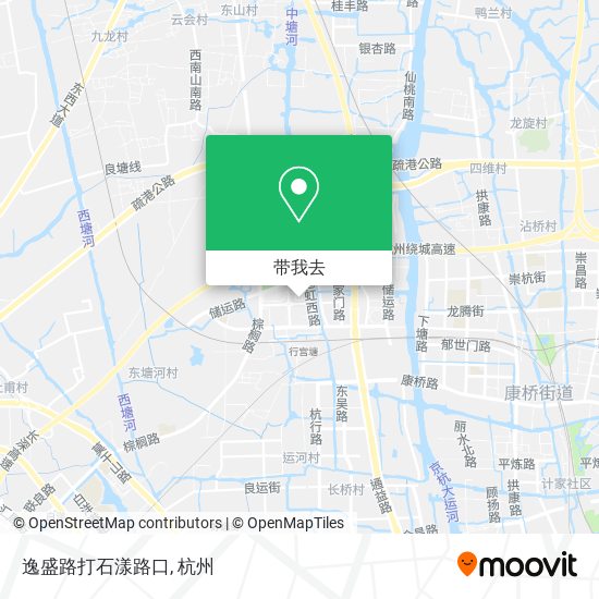 逸盛路打石漾路口地图