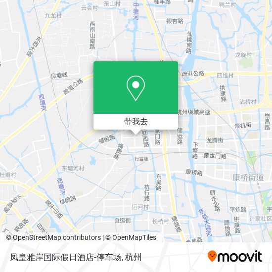 凤皇雅岸国际假日酒店-停车场地图