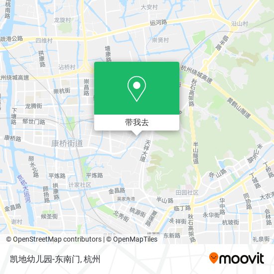 凯地幼儿园-东南门地图