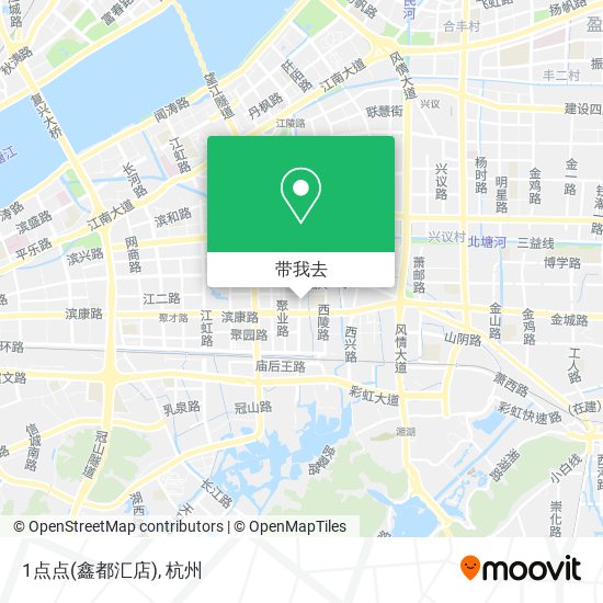 1点点(鑫都汇店)地图
