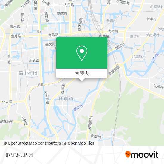 联谊村地图