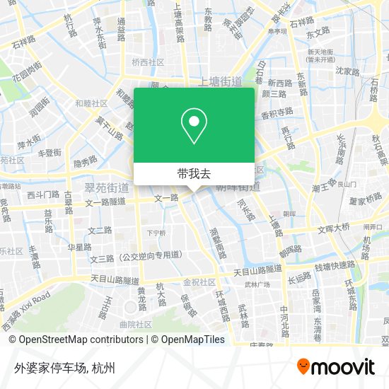 外婆家停车场地图