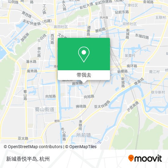 新城香悦半岛地图