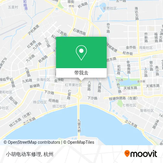 小胡电动车修理地图
