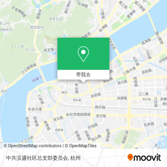 中共滨盛社区总支部委员会地图