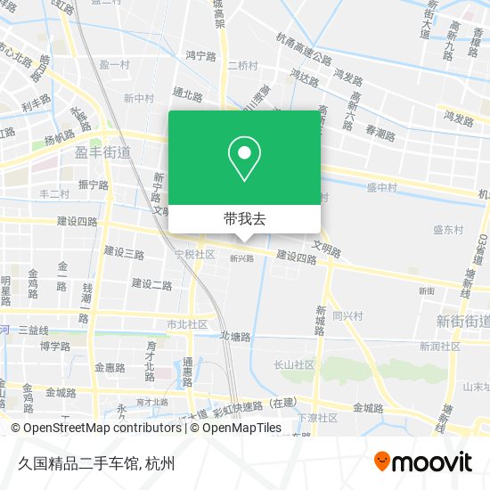 久国精品二手车馆地图