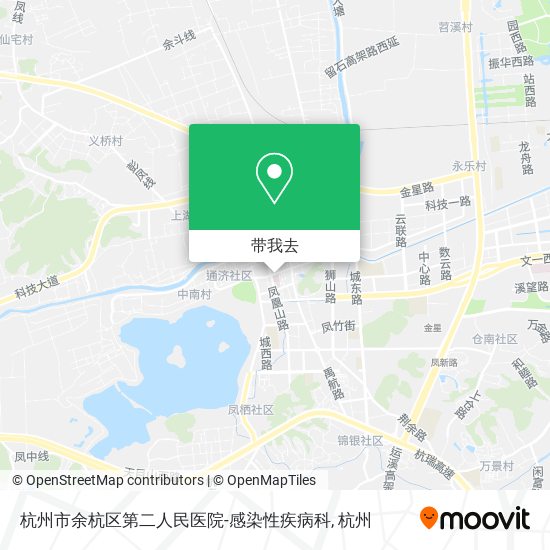 杭州市余杭区第二人民医院-感染性疾病科地图