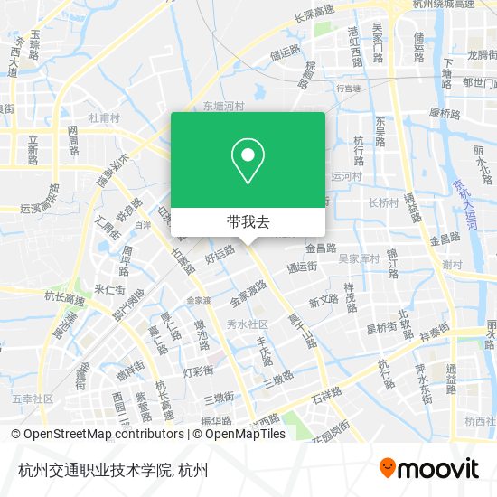 杭州交通职业技术学院地图