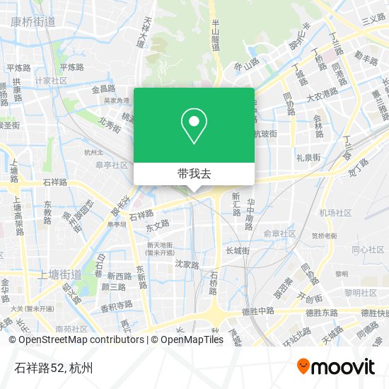 石祥路52地图