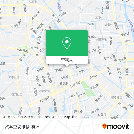 汽车空调维修地图