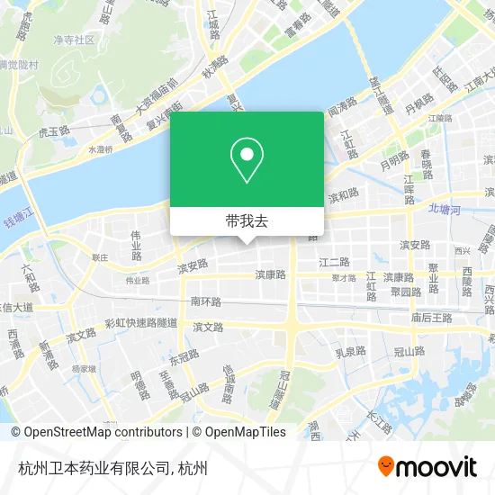 杭州卫本药业有限公司地图