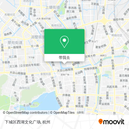 下城区西湖文化广场地图