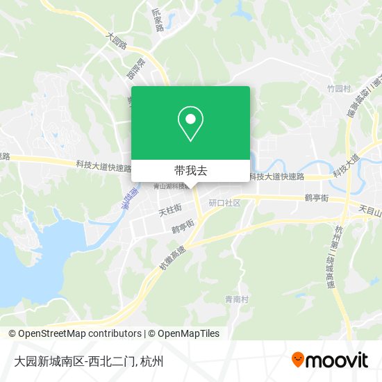 大园新城南区-西北二门地图
