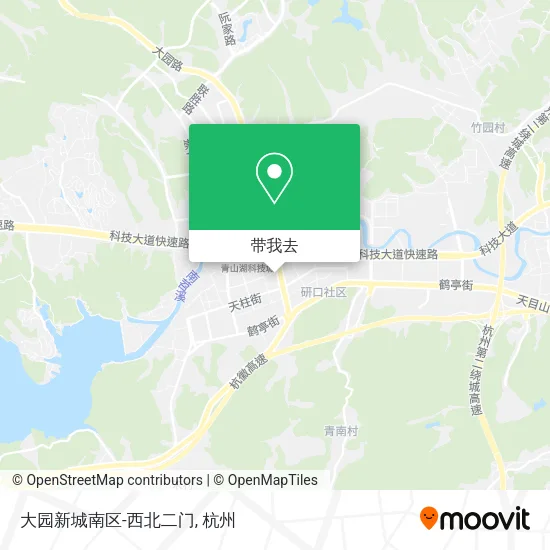 大园新城南区-西北二门地图