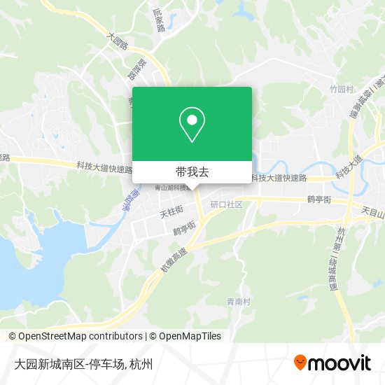 大园新城南区-停车场地图